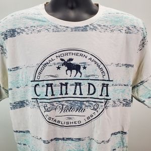 Men's Northern Apparel Victoria Canada T Shirt XL